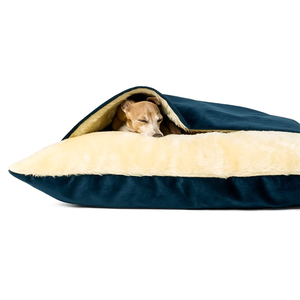 Cama de terciopelo suave de lujo para perros, fundas de cama extraíbles para acurrucarse, bolsa de madriguera para perros - Product Image 6