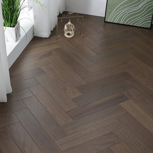 Plancher en vinyle SPC classique à chevrons, étanche, à clipser, antidérapant, revêtement de sol en <span class=keywords><strong>PVC</strong></span> SPC - Product Image 5