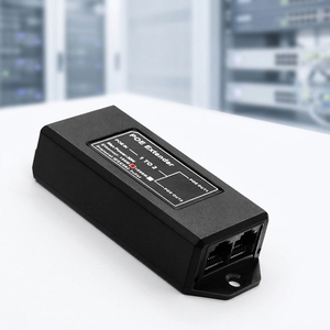 ตัวขยายสัญญาณ PoE แบบติดผนัง RJ45 สำหรับอุปกรณ์เครือข่าย CCTV รองรับ IEEE802.3af/at 10/100Mbps 1 ช่องอินพุต 2 ช่องเอาต์พุต แบบ Cascade Repeater - Product Image 1