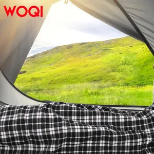 Woqi Groothandel Aanpasbare Warme Draagbare Volwassen Camping Slaapzak Binnenvoering Slaapzak Metgezel