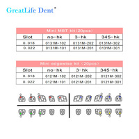 Supports orthodontiques monobloc Greatlife Dent, matériau orthodontique populaire pour la correction dentaire