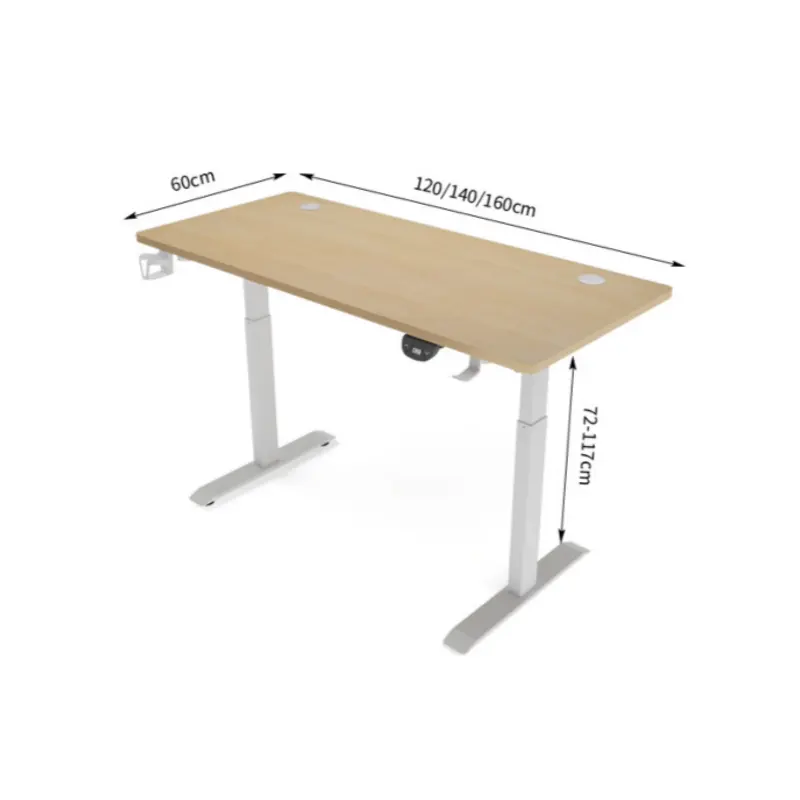 2024 Hot Sale home office lap desk Electronic Sit Stand Desk Metal Adjustable Height Table