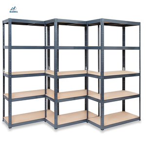 Étagère métallique sans boulons à 5 niveaux pour atelier, garage, présentoir, stockage, rayonnage - Product Image 1