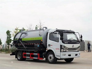 Camión Cisterna de Vacío Dongfeng 4X2 de 8000 Litros, el Más Vendido, para Bombeo de Fosas Sépticas y Limpieza de Drenajes - Product Image 2