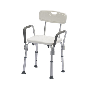Elderly Shower Chair Aluminum Alloy Non Slip Bath Seat With <b>Backrest</b> And Armrests For Safety And Comfort In Bathroom - Product Image 5