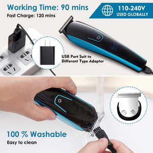 Set Personalizado FK-8188 de Cortadora de Pelo Eléctrica para Hombre 6 en 1 Multifuncional con Recortador para <span class=keywords><strong>Nariz</strong></span> y Barba - Product Image 6