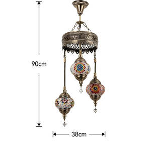 SIMIG Mosaic Art Single Türkische Lampen Kronleuchter - Product Image 6