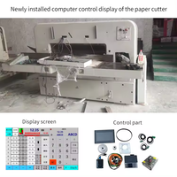Máquina de Corte de Papel con Pantalla Táctil de 10 Pulgadas, Sistema de Control por Programa Informático para el Tope Trasero, con 1 Año de Garantía y Certificado CE