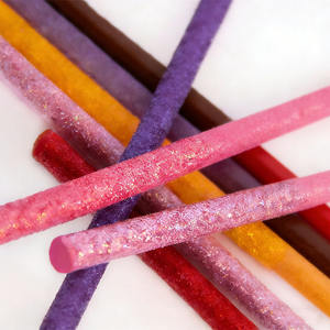 Merri augurio verde rosa sfumato candela colore romantico festa di compleanno esile candela per festa di nozze - Product Image 2