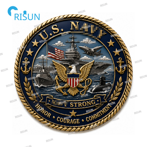 Monedas Conmemorativas Personalizadas de la USCG, USAF, USN, USMC, Aviación, Campamento, Base, Recuerdo, Moneda de Desafío Personalizada - Product Image 2