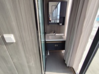 Cabine mobile Apple sur roues de 20 pieds, maisonnette mobile entièrement meublée, moderne et écologique, idéale pour les parcs de camping-car et les voyages routiers