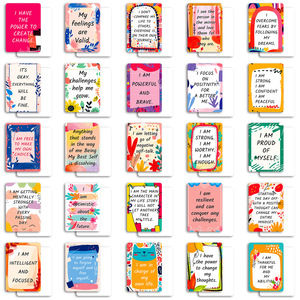 การ์ดอวยพรสร้างแรงบันดาลใจ 50 ใบ แบบเปล่า DIY โปสการ์ดสร้างสรรค์ สามารถเขียนได้ - Product Image 4