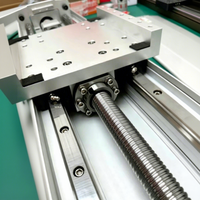 Módulo Lineal de Husillo de Bolas Semicerrado HTH12A, Actuador de Precisión de Eje Único para Robot, Perfil de Aluminio para Automatización CNC