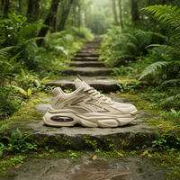 Chaussures décontractées pour hommes, baskets épaisses, direct usine, avec coussin d'air, à lacets, respirantes, confortables, antidérapantes, durables, en maille