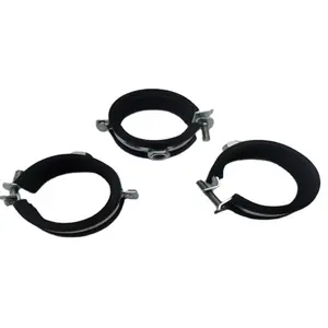 High quality EPDM rubber clamp pipe clamps with nut