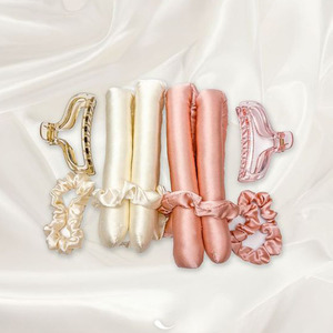 No Heat 100% Mulberry Silk Hair <strong>Roller</strong> <strong>Curls</strong> Curling Ribbon Wave Curly Heatless Silk Hair Curlers Without Heat - Product Image 3