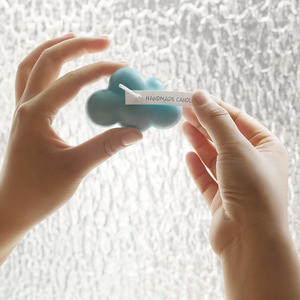 Bougies <span class=keywords><strong>de</strong></span> cire <span class=keywords><strong>de</strong></span> soja parfumées en forme <span class=keywords><strong>de</strong></span> nuage mignon petit nuage blanc ameublement et accessoires scandinaves cadeaux souvenirs - Product Image 4