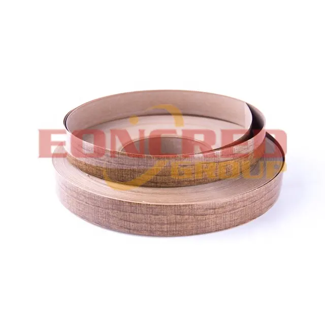China wood grain PVC edge banding tape with PVC edge band shelf adhesive for edge banding tape pvc
