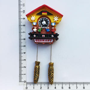 Imán <span class=keywords><strong>de</strong></span> nevera <span class=keywords><strong>de</strong></span> resina, <span class=keywords><strong>reloj</strong></span> <span class=keywords><strong>de</strong></span> cuco, imán <span class=keywords><strong>de</strong></span> nevera <span class=keywords><strong>de</strong></span> Alemania, recuerdo - Product Image 3