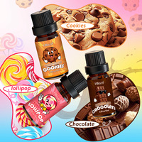 Ensemble d'huiles essentielles pures à 100 % de 10 ml pour l'exportation, Glycérine, Barbe à papa, Chocolat, Citron frais, Floral, Distillées à la vapeur, Longue durée