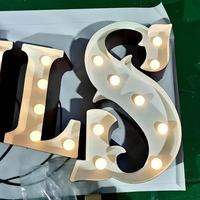 Lettres lumineuses LED personnalisées 0-9 A-Z 4ft 5ft Grandes ampoules pour mariages, fêtes, événements, magasins, bâtiments, étanches IP65, garantie 3 ans