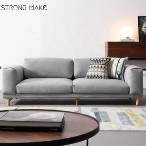 Style nordique <span class=keywords><strong>moderne</strong></span> paresseux tissu deux places <span class=keywords><strong>causeuse</strong></span> canapé meubles à la maison - Product Image 2