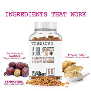 Gomitas para Aumentar los Glúteos, Píldoras para Levantar los Glúteos, Suplemento Dietético para Aumentar los Glúteos y la Cadera, Venta Caliente OEM - Product Image 5