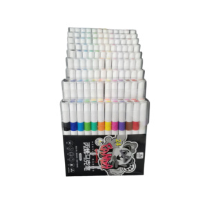 ชุดปากกาเพ้นท์หิน 12 24 36 48 สี  ปากกาสีอะคริลิคแบบน้ำ สำหรับงาน DIY บนหิน เซรามิก พลาสติก - Product Image 1