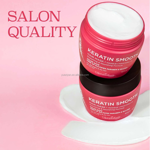Masque capillaire lissant anti-frisottis 500 ml en gros pour soins quotidiens des cheveux secs, réparation profonde, hydratation et amélioration <span class=keywords><strong>de</strong></span> la douceur - Product Image 2