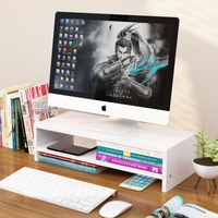 Support d'ordinateur de bureau pour bricolage, étagère de base de stockage pour moniteur, rehausseur de hauteur, vente en usine