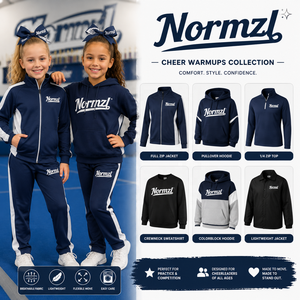 Ensemble de survêtements d'entraînement pour équipes de cheerleading, vestes et pantalons OEM d'usine, tenue de danse et d'échauffement - Product Image 5