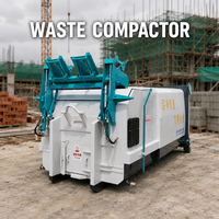 Compacteur de déchets municipaux, compacteur hydraulique de déchets, compacteur de déchets pour point de collecte en rue