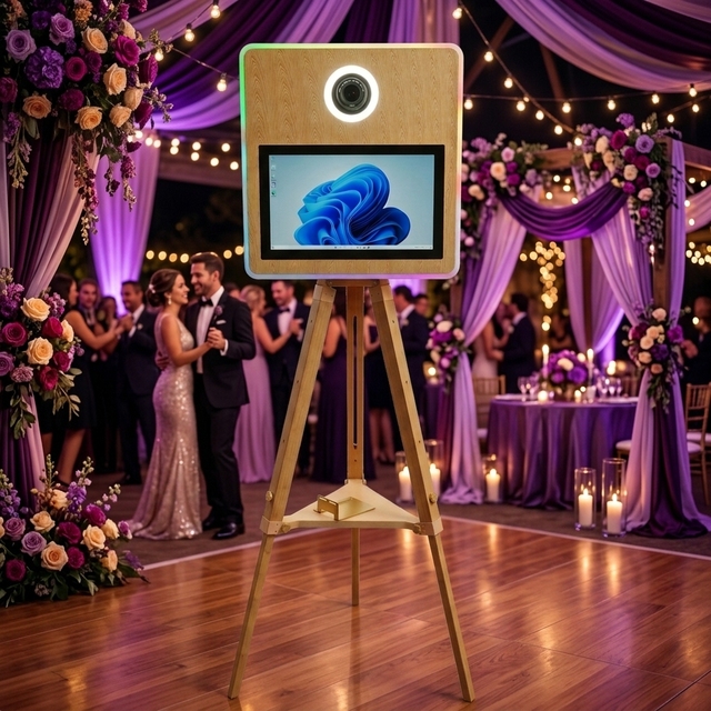 US Warehouse Stock Vintage Photobooth 2026 Selfie Photo Booth Portable Photo Booth With Print
