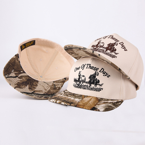 بيع بالجملة الصين عالية الجودة مخصصة 3D التطريز شعار 50 المفاجئة سناباك غوريس غوريس قبعات مجهزة قبعات للرجال - Product Image 1