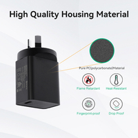 Vente en gros Chargeur de téléphone portable pour la maison Prise AU Adaptateur secteur Chargeur rapide USB 18W PD 20W Chargeur pour Iphone