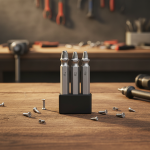 3PCS Double-Ended High Speed Steel <strong>Screw</strong> Extractor Set-Professional Black Oxide Finish Damaged Bolt Stripped <strong>Screw</strong> <strong>Remover</strong> <strong>Tool</strong> - Product Image 2