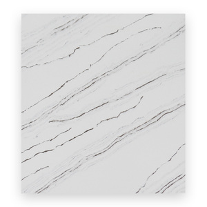 สินค้ามาใหม่ Calacatta แผงหินเทียมแผ่นควอตซ์สำหรับเคาน์เตอร์ครัวโต๊ะเครื่องแป้งผนังด้านบนตกแต่งทันสมัยทนไฟ - Product Image 2