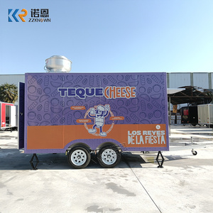 Food Truck Americano Móvil <span class=keywords><strong>España</strong></span>: Remolque para Churros, Carrito Remolcable para Perritos Calientes con Parrilla, Food Truck, Remolque para Café - Product Image 4