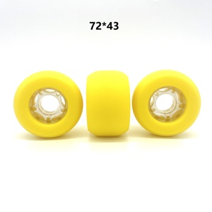 Ruedas de Patinaje Freeline de PU de 72*43 mm con Núcleo Transparente, Ruedas de Patinaje Resistentes al Desgaste, Logotipo y Tamaño Personalizados - Product Image 3
