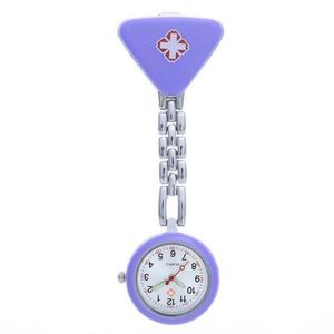 Factory Direct Selling Latest Design Portable Lovely Alloy Triangle Hospital Women <b>Nurses</b> Fob <b>Watch</b> Custom - Product Image 1