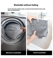 Tas penyimpanan katun Linen kapasitas besar tas penyimpanan anti-kelembaban dipertebal dan tahan debu untuk seprai dan pakaian bergerak pengepakan