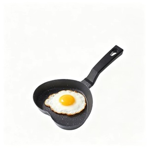 Poêle à œufs antiadhésive en forme <span class=keywords><strong>de</strong></span> cœur, revêtement en pierre Maifan, mini poêle à omelette, poêle à <span class=keywords><strong>petit</strong></span>-déjeuner en forme <span class=keywords><strong>de</strong></span> cœur unique - Product Image 2
