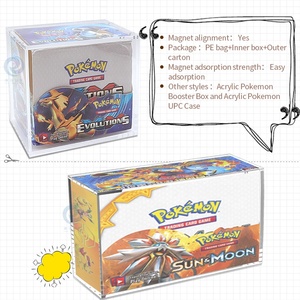 <span class=keywords><strong>PMMA</strong></span> tăng cường trường hợp Acrylic Poke Mon thẻ tăng cường hộp - Product Image 6