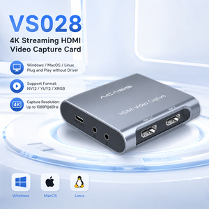 Carte de Capture 4K30 USB3.0 1080P60 avec Sortie en Boucle, Entrée Micro 3.5mm et Sortie Audio Plug & Play pour Caméra, MP4, Jeux et Streaming en Direct - Product Image 4