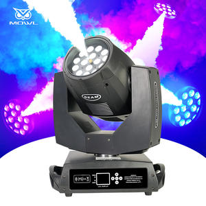 آلة دخان وضباب بقوة 1800 واط، موديل جديد، مع إضاءة LED متحركة الرأس، مناسبة لمنصات الدي جي والمسرح - Product Image 2