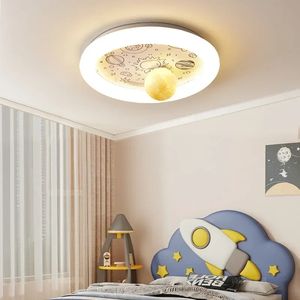 Lampes de plafond pour chambre d'enfant, planète spatiale, spectre complet, simple, moderne, <span class=keywords><strong>lampe</strong></span> de chambre à coucher, œil, garçon - Product Image 5