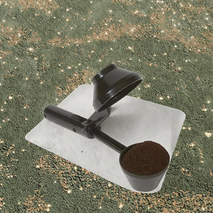 2 Tablespoon Capacity Refillable Coffee Pods with Scoop & Funnel Plastic <b>Measuring</b> <b>Spoon</b> for Ground Coffee ZF Global Export - Product Image 3
