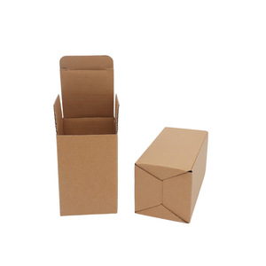 Boîtes en papier kraft Emballage en carton ondulé Personnalisable Multi-tailles Boîte pliante épaissie Boîte d'emballage universelle - Product Image 2