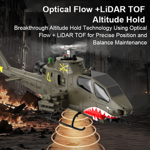 Nuevo Helicóptero RC Yuxiang F112S AH-1 COBRA 1:32 Sin Alerones, Motor sin Escobillas 6G con GPS y Posicionamiento de Flujo Óptico, Avión RC de 9 Canales - Product Image 5