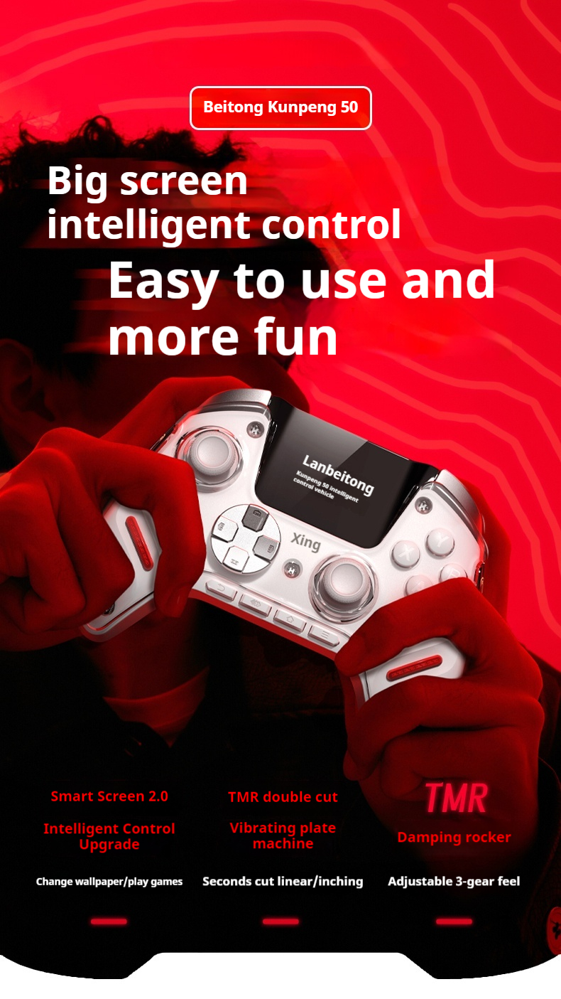 BEITONG Kunpeng 50 V2 Wireless Game Controller with Hall Effect